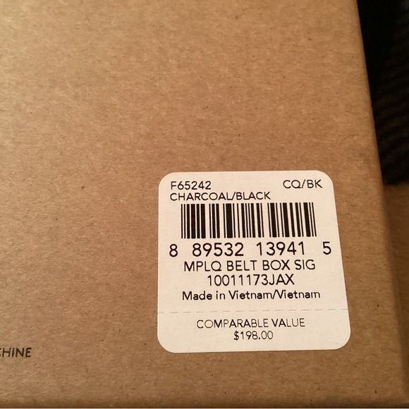 coach belt men MPLQ belt box sig black new in box F65242 - Picture 10 of 10